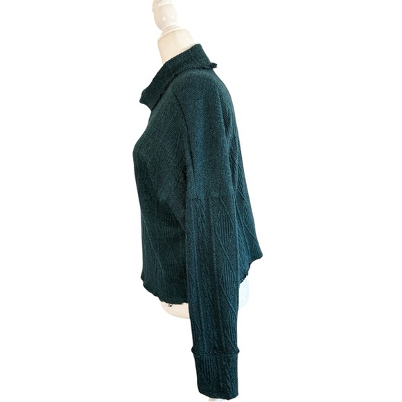 Bloomfield Teal Mockneck Sweater - Picture 2 of 9